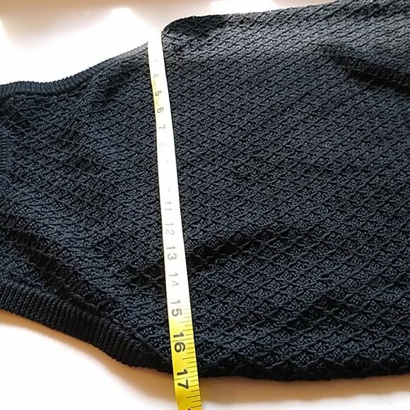 Tommy Bahama knitted Black coverup.100%  Linen  Size S/P Resort, Summer - Picture 7 of 10